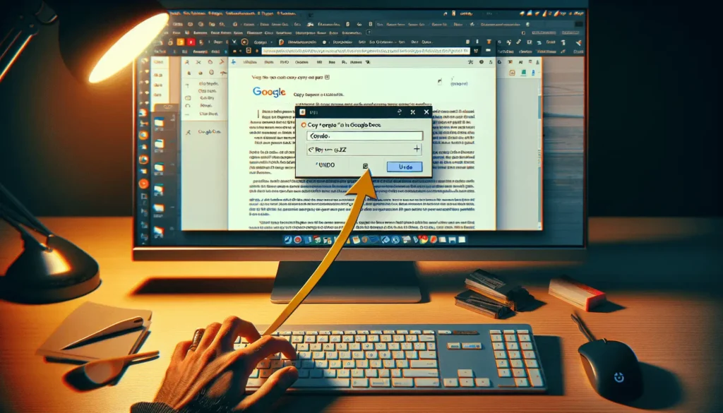 How to Undo a Copy and Paste in Google Docs